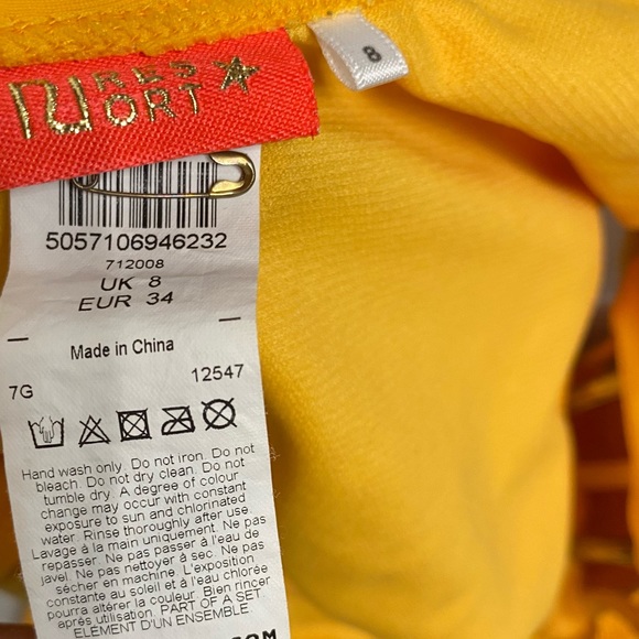 BRIGHT YELLOW SWIMSUIT - Picture 4 of 8